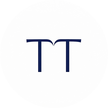 Hvidt logo for Terapeut Trine